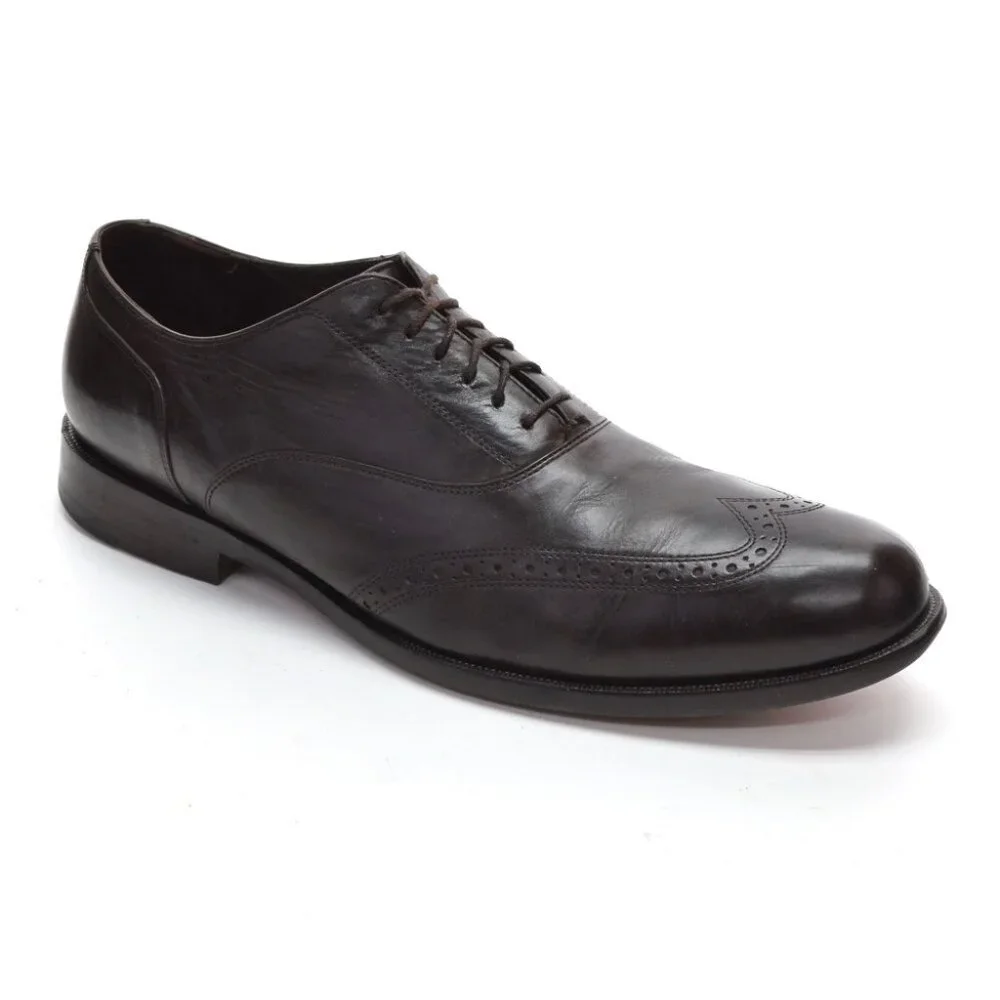 Men Cole Haan Air Pitney Brown Wingtip Oxford 11.5 D